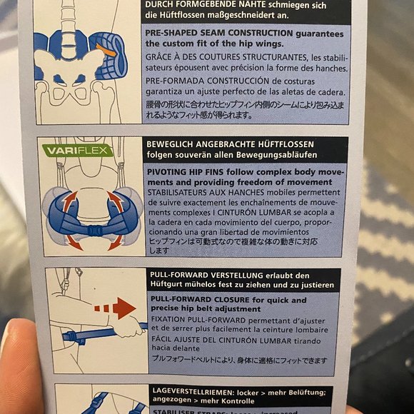 Deuter Aircontact Woman 60+10SL Trekking Backpack - Picture 6 of 7